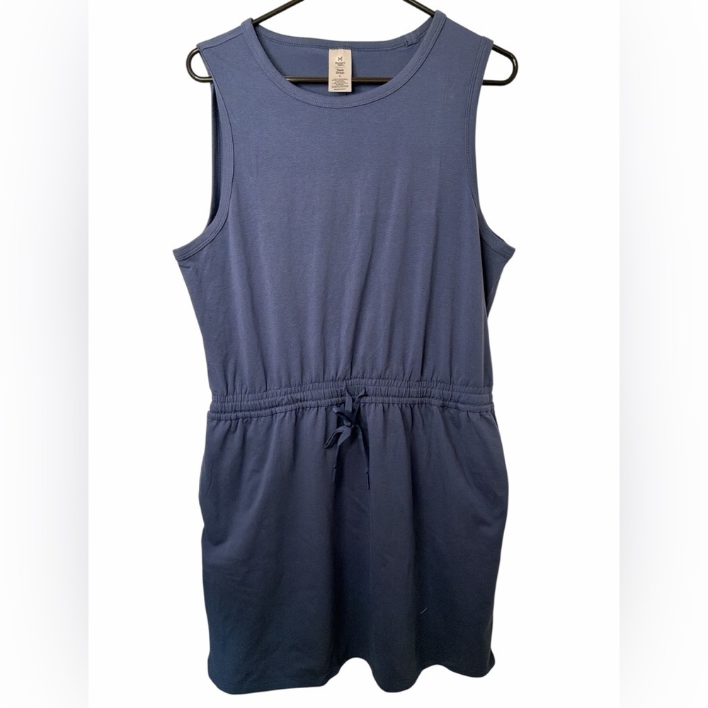 Member's Mark Elastic Drawstring Sleeveless Tank Dress Women's Size Large NWOT